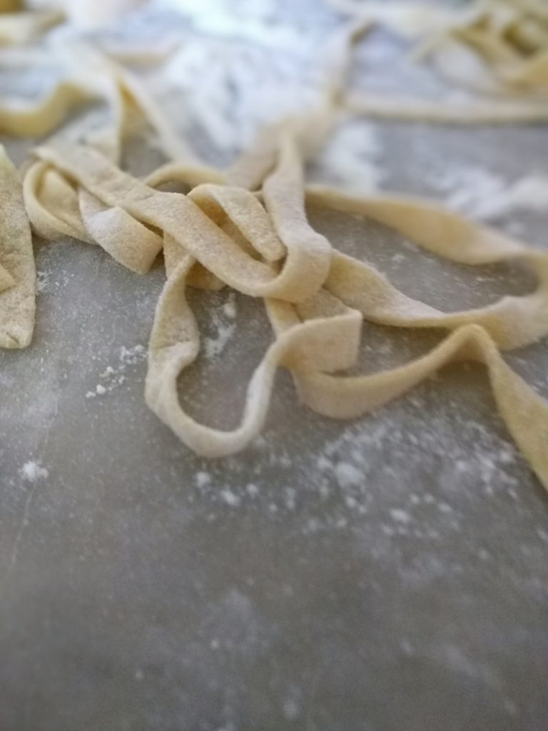 Cooking - Pasta making (Tagliatelle)