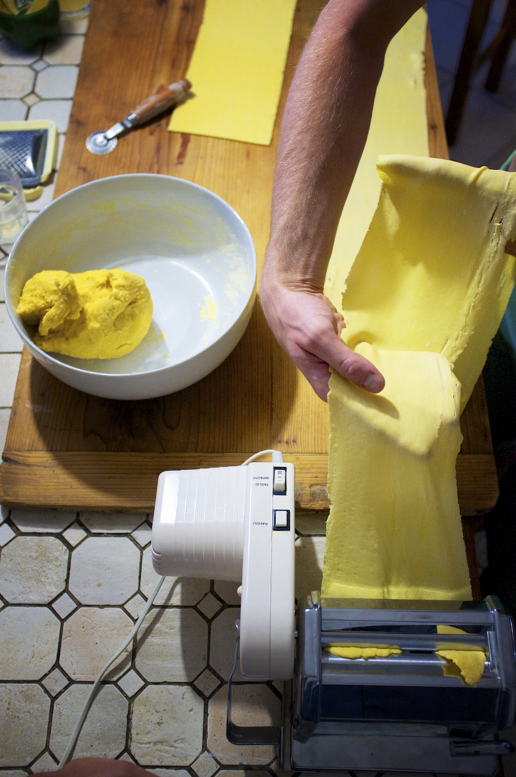 Cooking class instruction