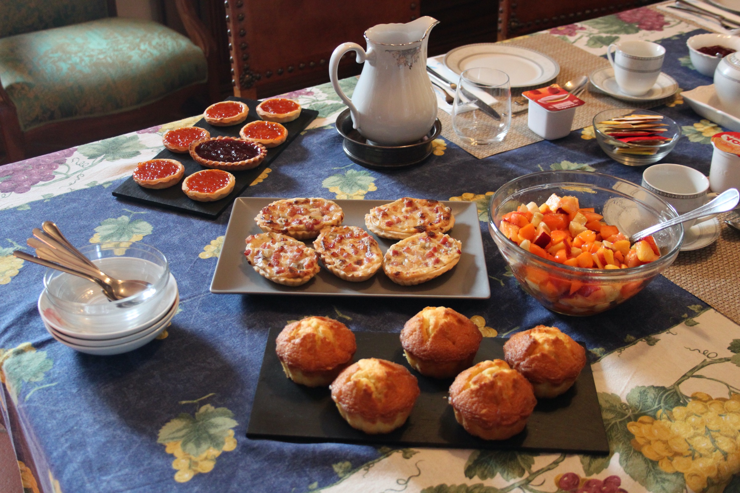Breakfast terrace view